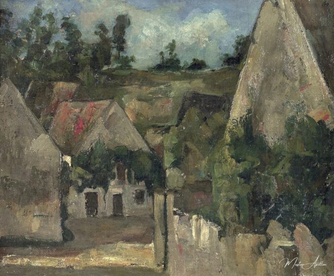 Carrefour de la rue Remy, Auvers – Paul Cézanne Paul Cézanne