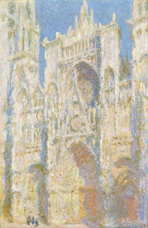 Cathédrale de Rouen, façade ouest, au soleil (W1324) – Claude Monet Claude Monet