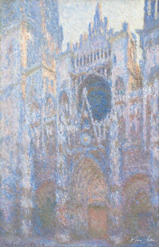 Cathédrale de Rouen, façade ouest (W1351) – Claude Monet Claude Monet