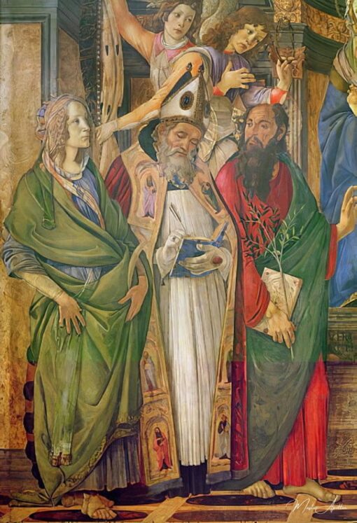 Catherine, Augustin et d’autres – Sandro Botticelli Sandro Botticelli