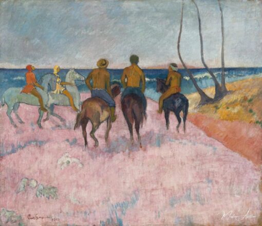 Cavalier sur la plage (Hiva Hoa) – Paul Gauguin Paul Gauguin