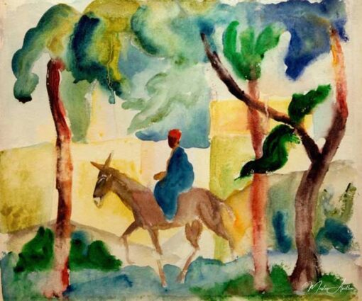Cavaliers d’âne – August Macke August Macke
