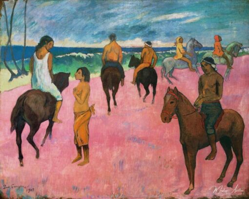 Cavaliers sur la plage – Paul Gauguin Paul Gauguin