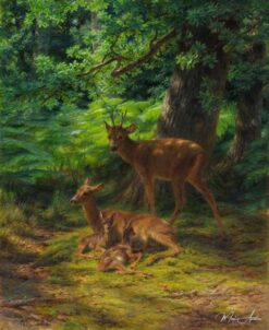 Deer in Repose – Rosa Bonheur Rosa Bonheur