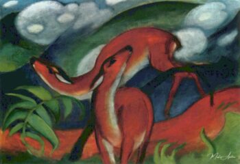 Cerf rouge II – Franz Marc Franz Marc