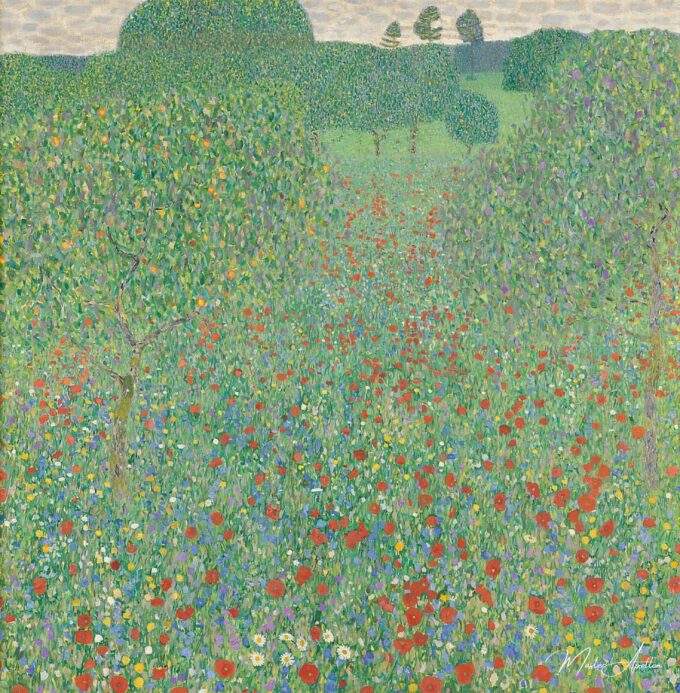 Champ de coquelicots – Gustav Klimt Gustav Klimt