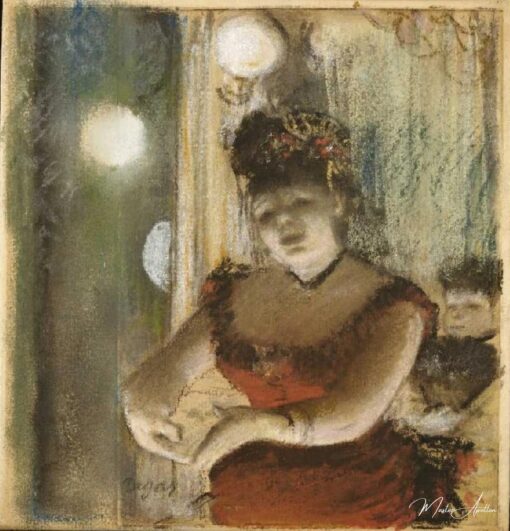 Chanteuse dans le Café – Edgar Degas Edgar Degas