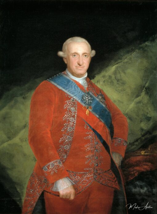 Charles IV en rouge – Francisco de Goya Francisco de Goya
