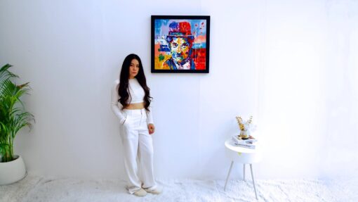 Charlie Chaplin Pop Art | 55 x 55 cm La Galerie d'art en ligne art gallery 5
