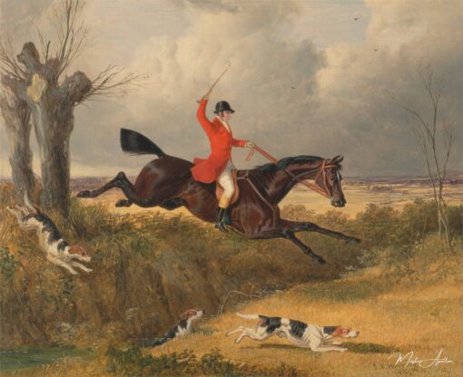 Chasse au renard : Nettoyage d’un fossé – John Frederick Herring Snr John Frederick Herring Sr