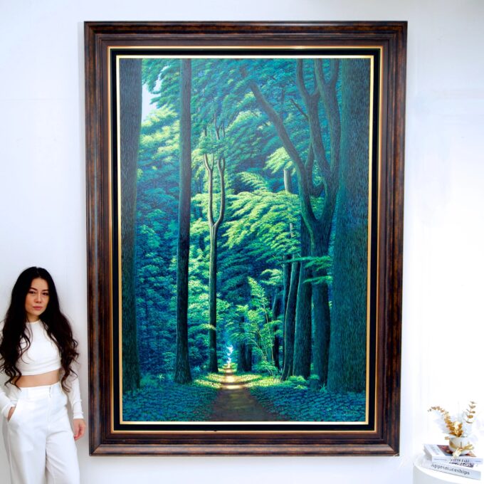 Chemin dans la Forêt Verte  | 130 x 190 cm La Galerie d'art en ligne art gallery