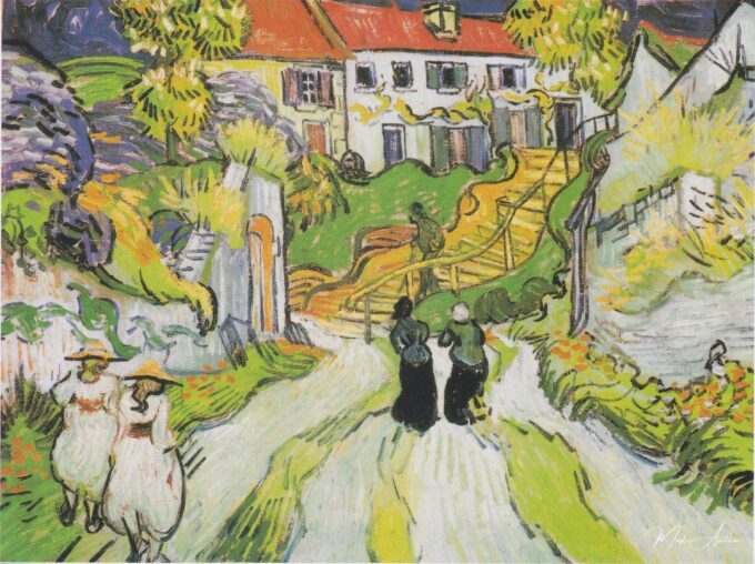 Chemin et escalier à Auvers-sur-Oise – Van Gogh Vincent Van Gogh