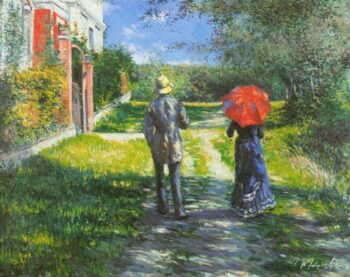 Chemin montant – Caillebotte Gustave Caillebotte