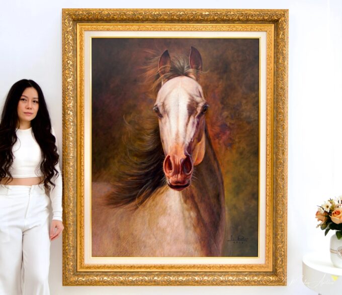Cheval | 100 x 130 cm La Galerie d'art en ligne art gallery