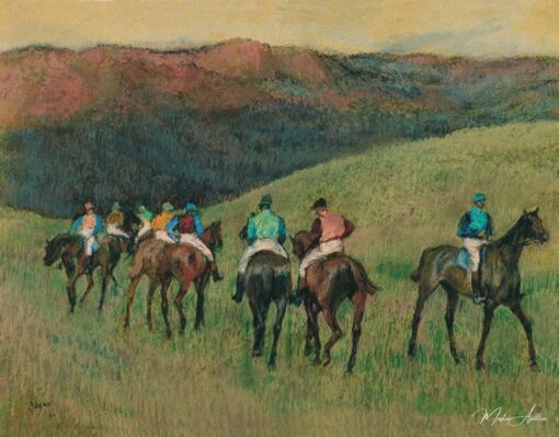 Chevaux de course dans un paysage – Edgar Degas Edgar Degas