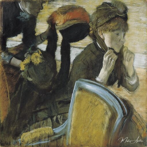 Chez le modiste – Edgar Degas Edgar Degas