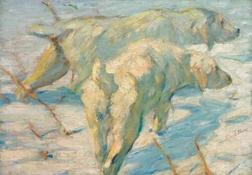 Chiens de bergers sibériens – Franz Marc Franz Marc