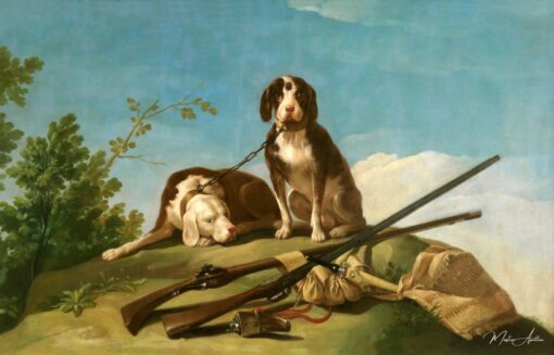 Chiens en laisse – Francisco de Goya Francisco de Goya