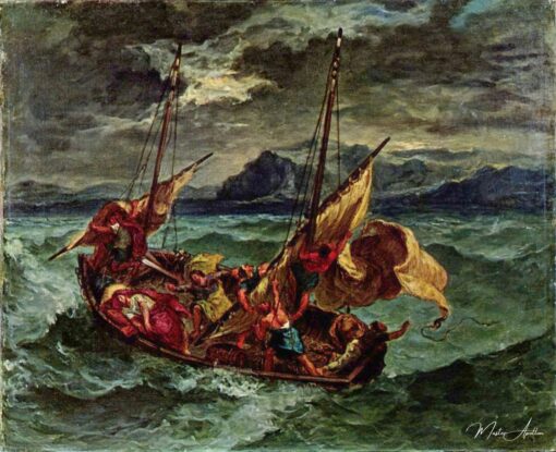 Christ sur la mer de Galilée – Eugène Delacroix Eugène Delacroix