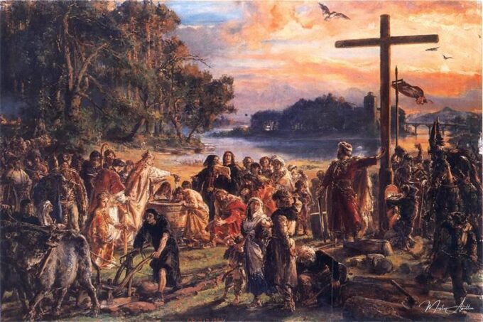 Christianization of Poland A D 965 – Jan Matejko Jan Matejko 2
