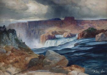 Chutes de Shoshone, Snake River, Idaho – Thomas Moran Thomas Moran