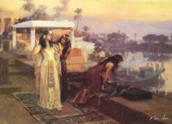 Cléopâtre sur les terrasses de Philae – Frederick Arthur Bridgman Frederick Arthur Bridgman