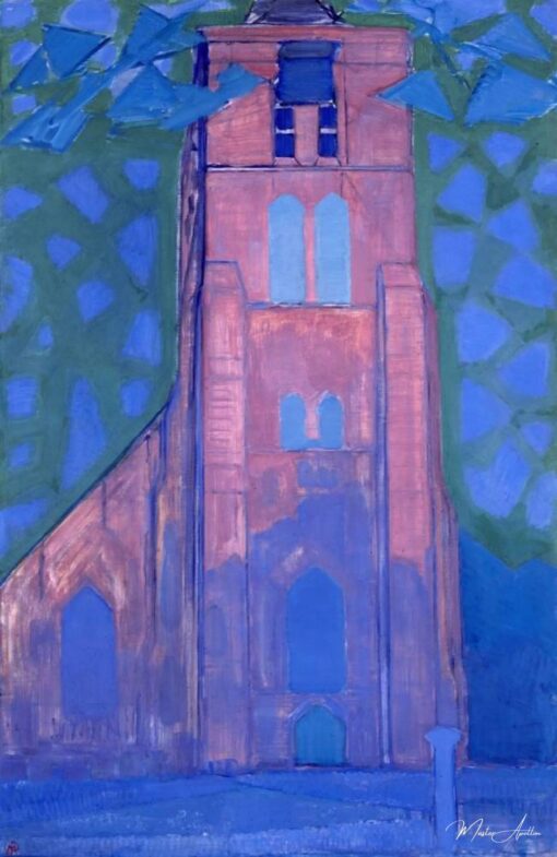 Clocher de l’église de Zélande – Mondrian Piet Mondrian
