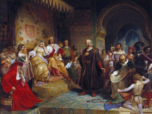 Colomb devant la reine – Emanuel Leutze Emanuel Leutze 2