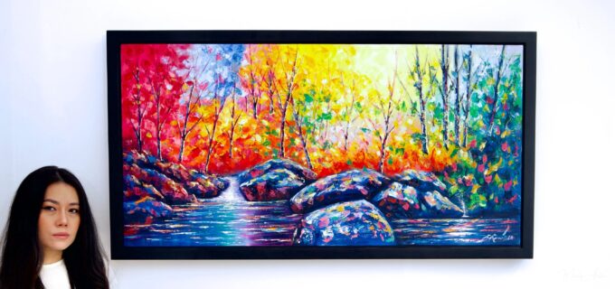 Colored Forest | 120 x 60 cm La Galerie d'art en ligne art gallery