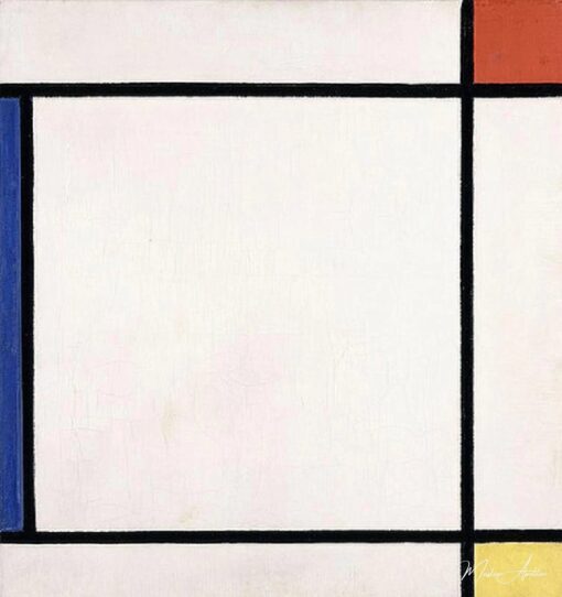 Composition III de rouge, jaune, bleu – Mondrian Piet Mondrian