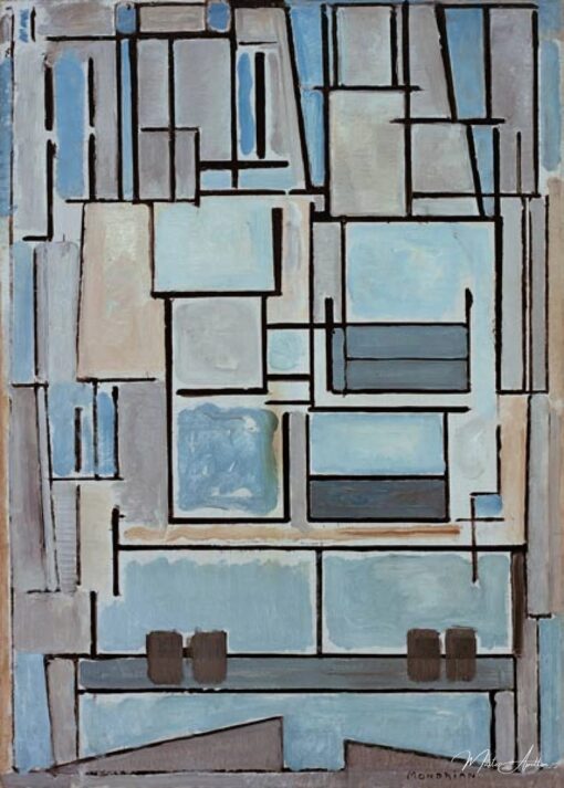Composition n°VI – Mondrian Piet Mondrian