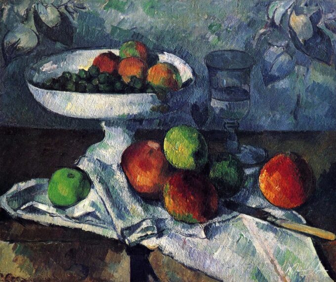 Compotier, Verre et Pommes – Paul Cézanne Paul Cézanne