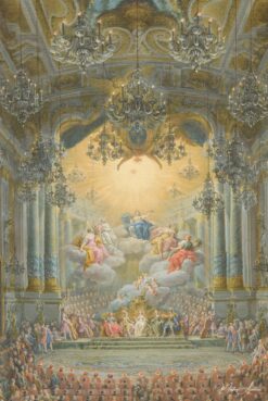 Concert donné par le duc de Nivernais à l’occasion de la naissance du Dauphin – Giovanni Paolo Panini Giovanni Paolo Panini