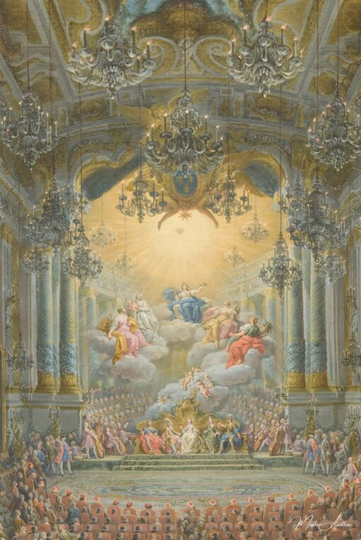 Concert donné par le duc de Nivernais à l’occasion de la naissance du Dauphin – Giovanni Paolo Panini Giovanni Paolo Panini