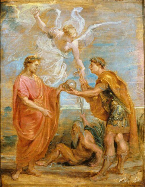 Constance nomme Constantin comme son successeur – Peter Paul Rubens Peter Paul Rubens
