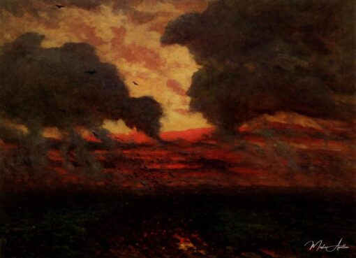 Corbeaux, soir d’orage – Jules Breton Jules Breton