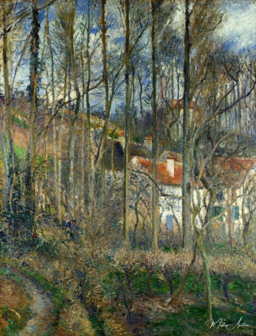 Côte des Bœufs à L’Hermitage, Pontoise – Camille Pissarro Camille Pissarro
