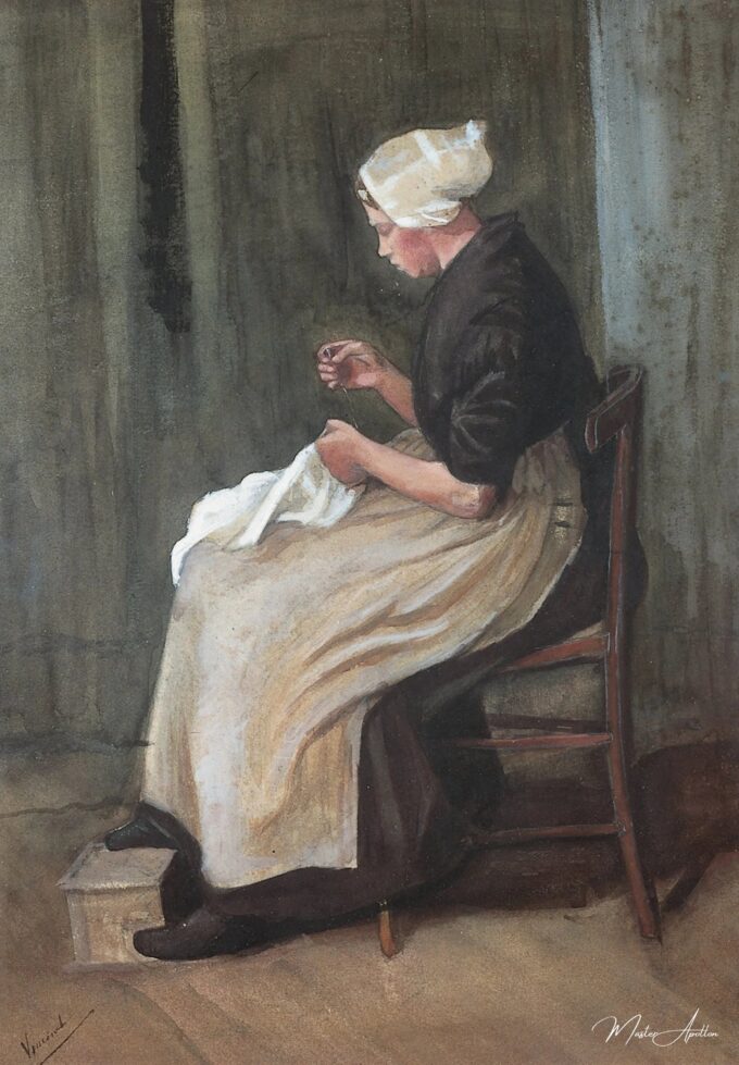Couturière de Scheveningen – Van Gogh Vincent Van Gogh