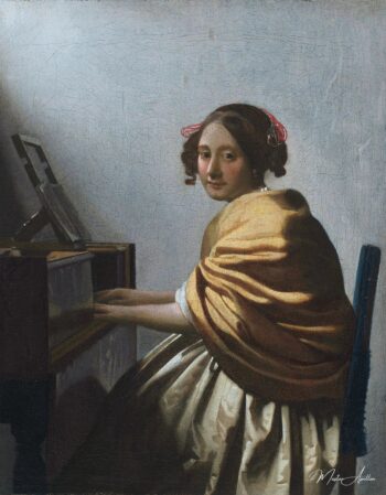 Dame jouant du virginal – Johannes Vermeer Johannes Vermeer