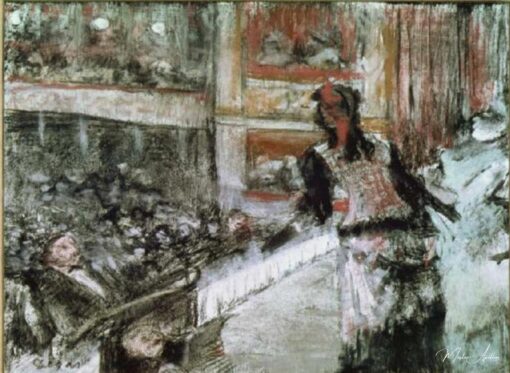 Dans l’opéra – Edgar Degas Edgar Degas