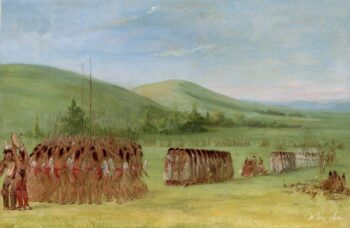 Ball-Play Dance – George Catlin George Catlin