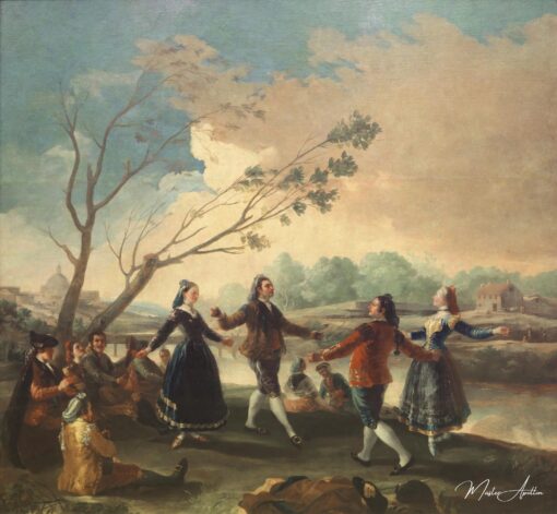 Danser sur les rives du Manzanares – Francisco de Goya Francisco de Goya