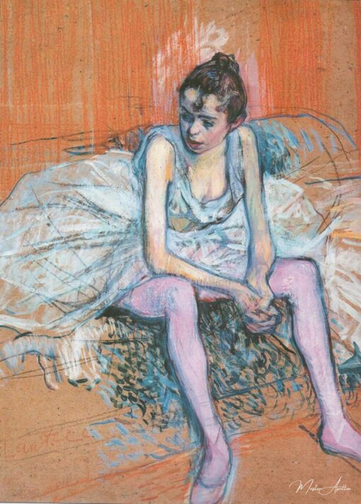 Danseur assis – Toulouse Lautrec Henri de Toulouse-Lautrec