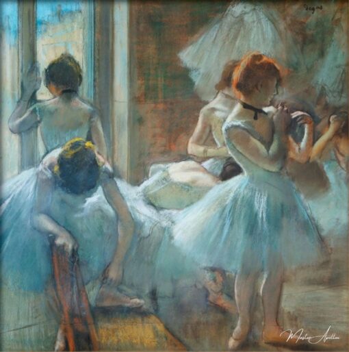 Danseurs bleus dans l’intervalle – Edgar Degas Edgar Degas