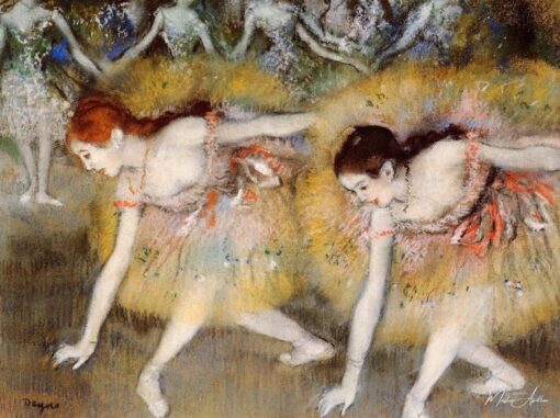 Danseurs penchés vers le bas – Edgar Degas Edgar Degas