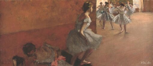 Danseurs sur un escalier – Edgar Degas Edgar Degas