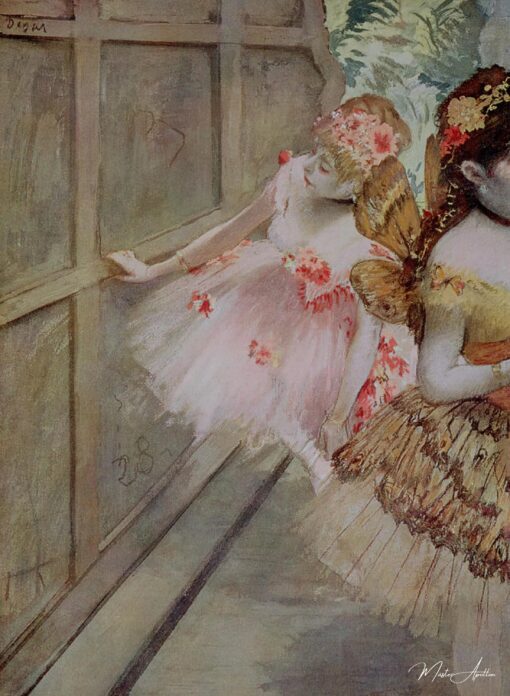 Danseuse contre un plat de scène – Edgar Degas Edgar Degas