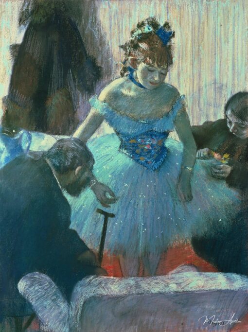 Danseuse dans sa loge – Edgar Degas Edgar Degas