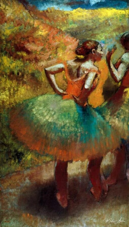 Danseuses portant des jupes vertes – Edgar Degas Edgar Degas