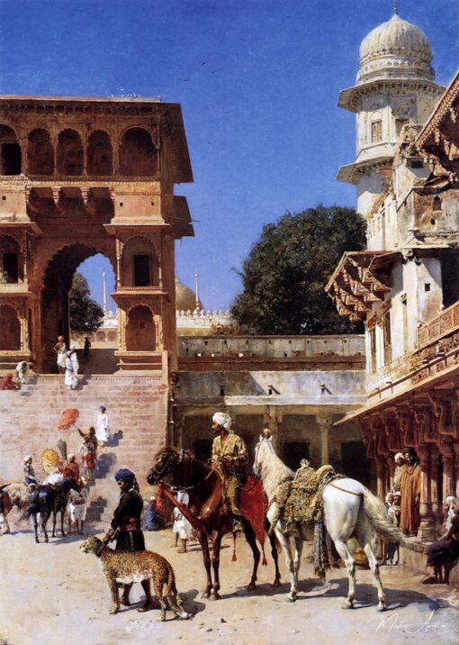 Départ pour la chasse – Edwin Lord Weeks Edwin Lord Weeks